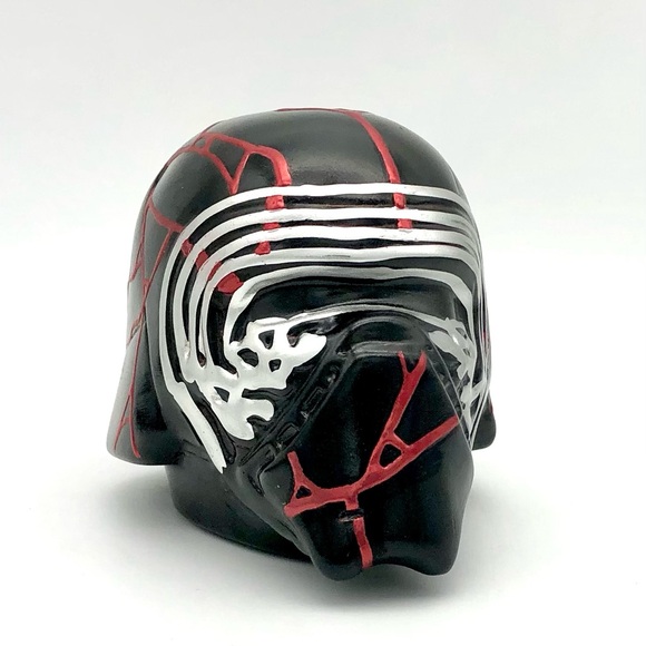 Custom Kylo Ren Helmet Kintsugi Ceramic Bank Star Wars The Rise Of Skywalker - Picture 11 of 17